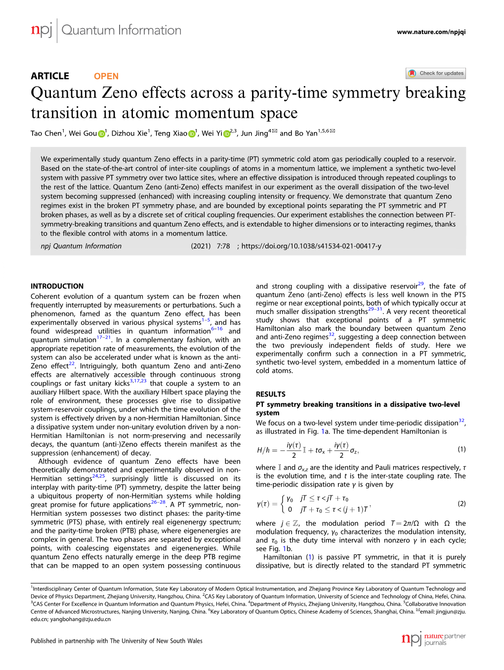 Quantum Zeno Effects Across a Parity-Time Symmetry Breaking Transition in Atomic Momentum Space