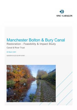 Manchester Bolton & Bury Canal: Restoration