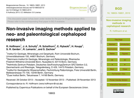 Non-Invasive Imaging Methods in Cephalopod Research