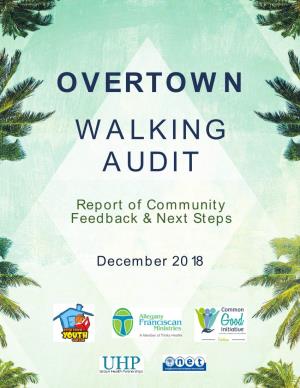 Overtown Walking Audit Report (2018)