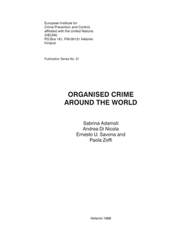 Organised Crime Around the World