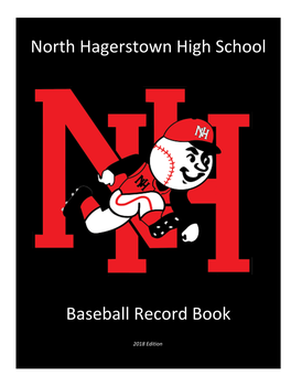 Baseball Record Book North Hagerstown High School