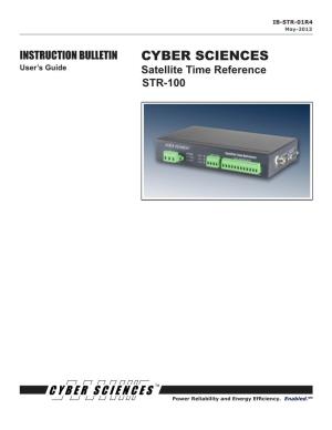 STR-100 Instruction Bulletin