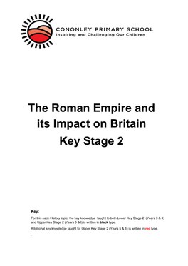 The Roman Empire and Its Impact on Britain Key Stage 2