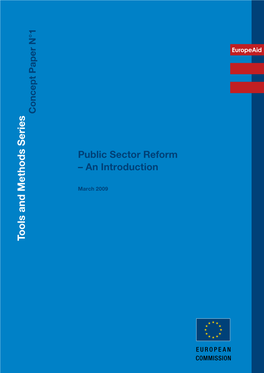 Public Sector Reform – an Introduction