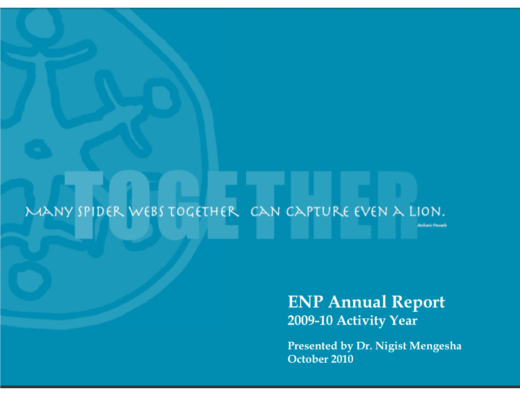 ENP Annual Report 2009-10 Activity Year