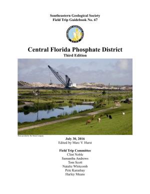 Central Florida Phosphate District Third Edition