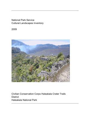 National Park Service Cultural Landscapes Inventory 2009 Civilian