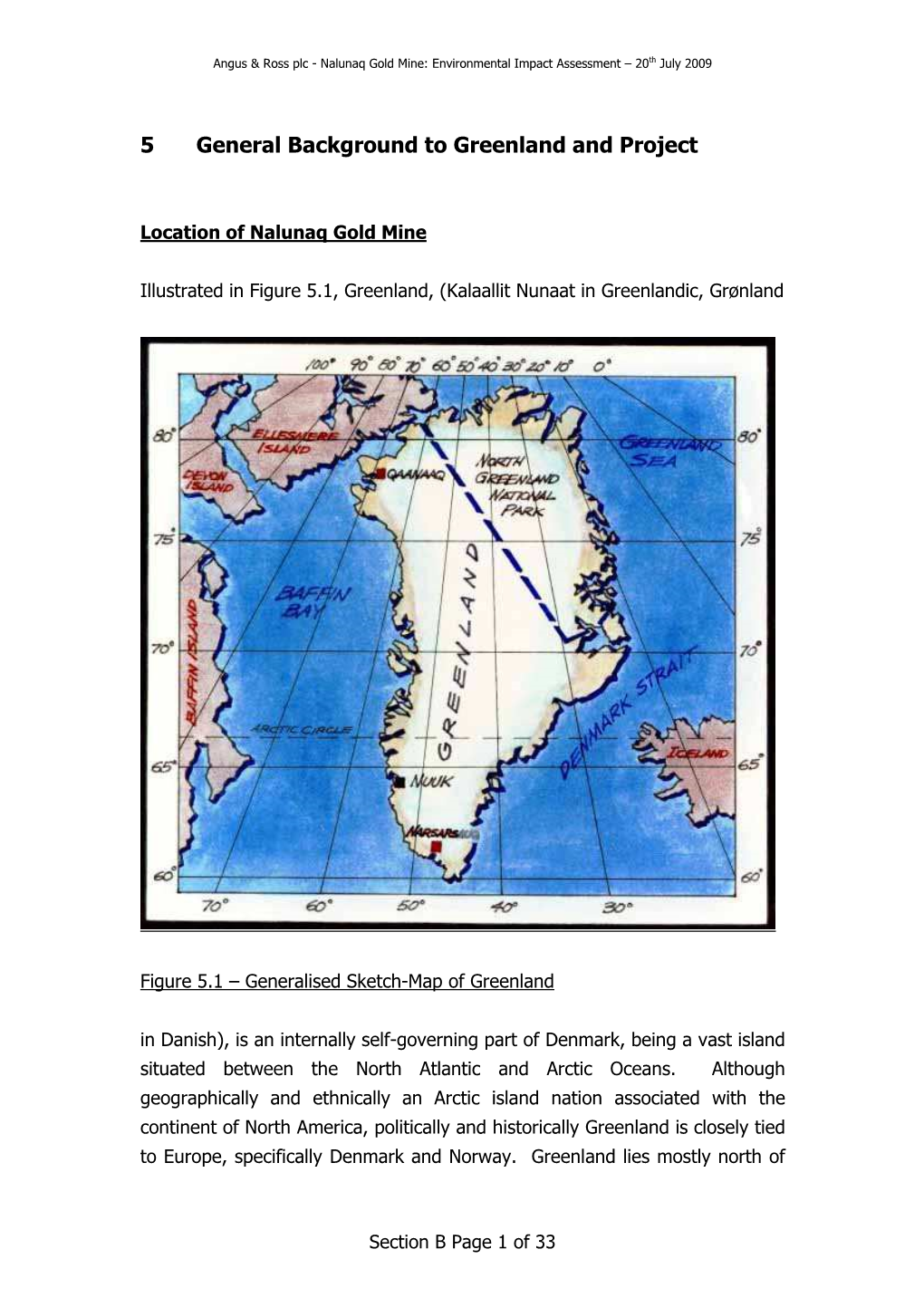 5 General Background to Greenland and Project