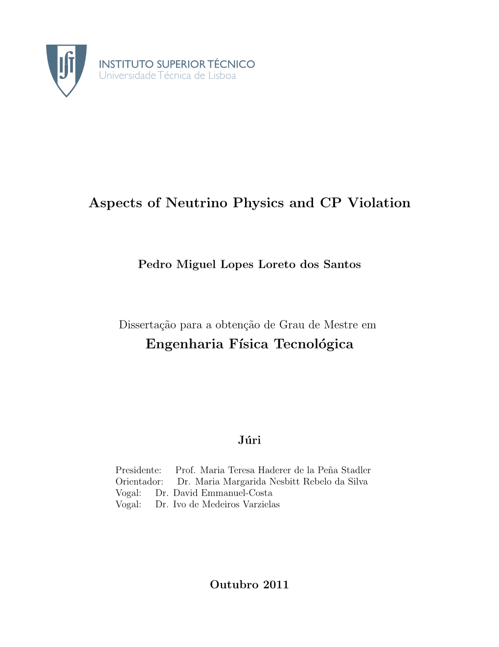 Aspects of Neutrino Physics and CP Violation