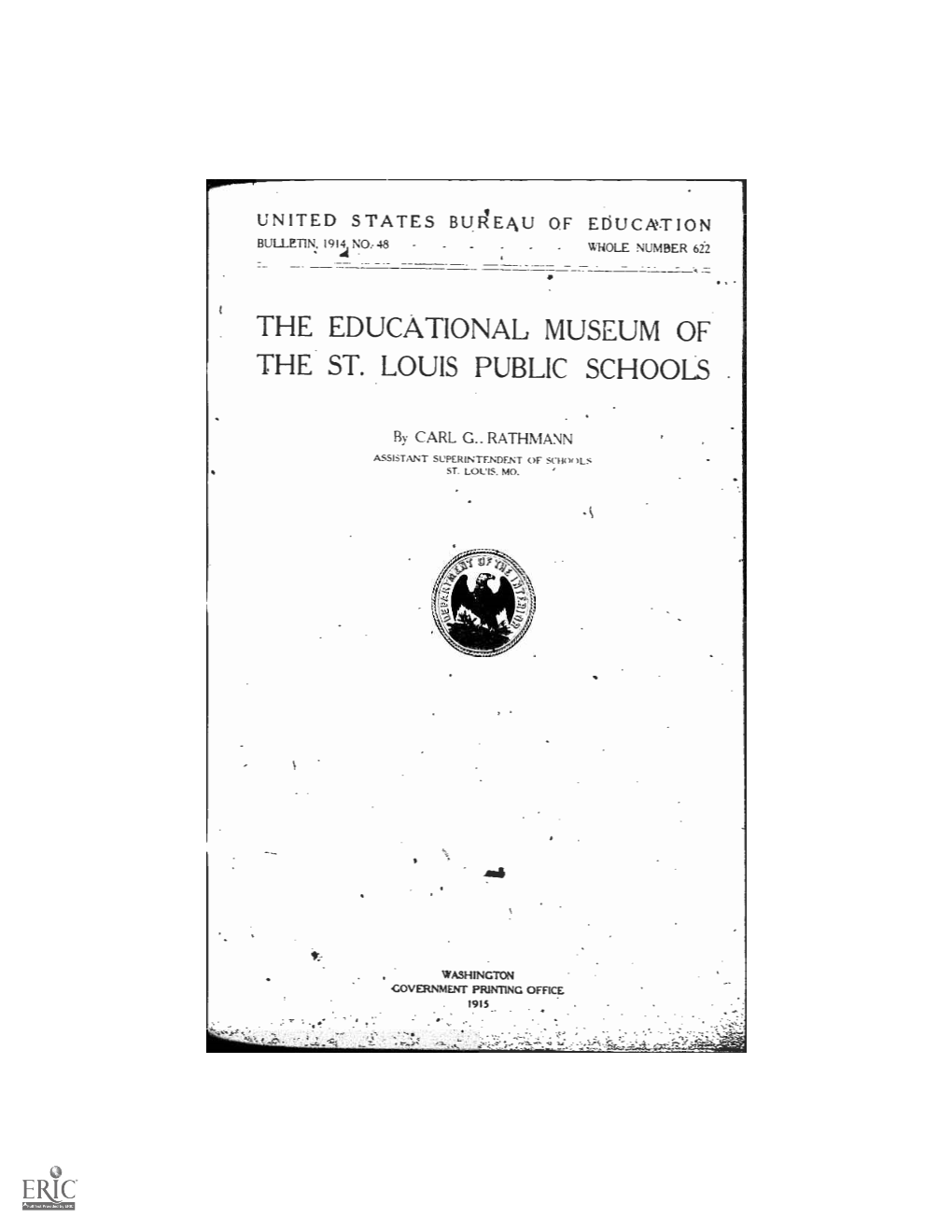 The St. Louis Public Schools.'I Therefore Asked Mr