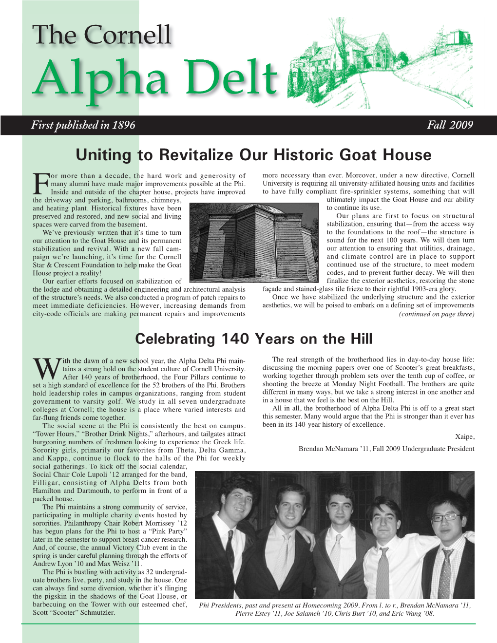 Alpha Delt First Published in 1896 Fall 2009