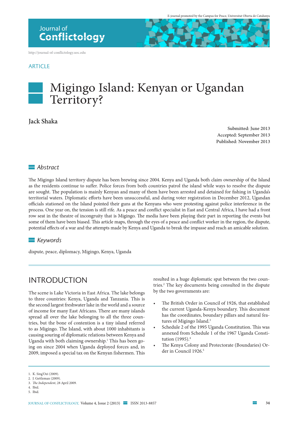 Migingo Island: Kenyan Or Ugandan Territory?