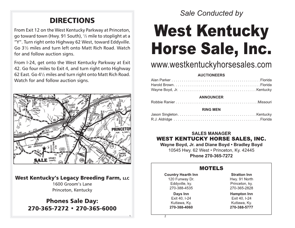 West Kentucky Horse Sale, Inc