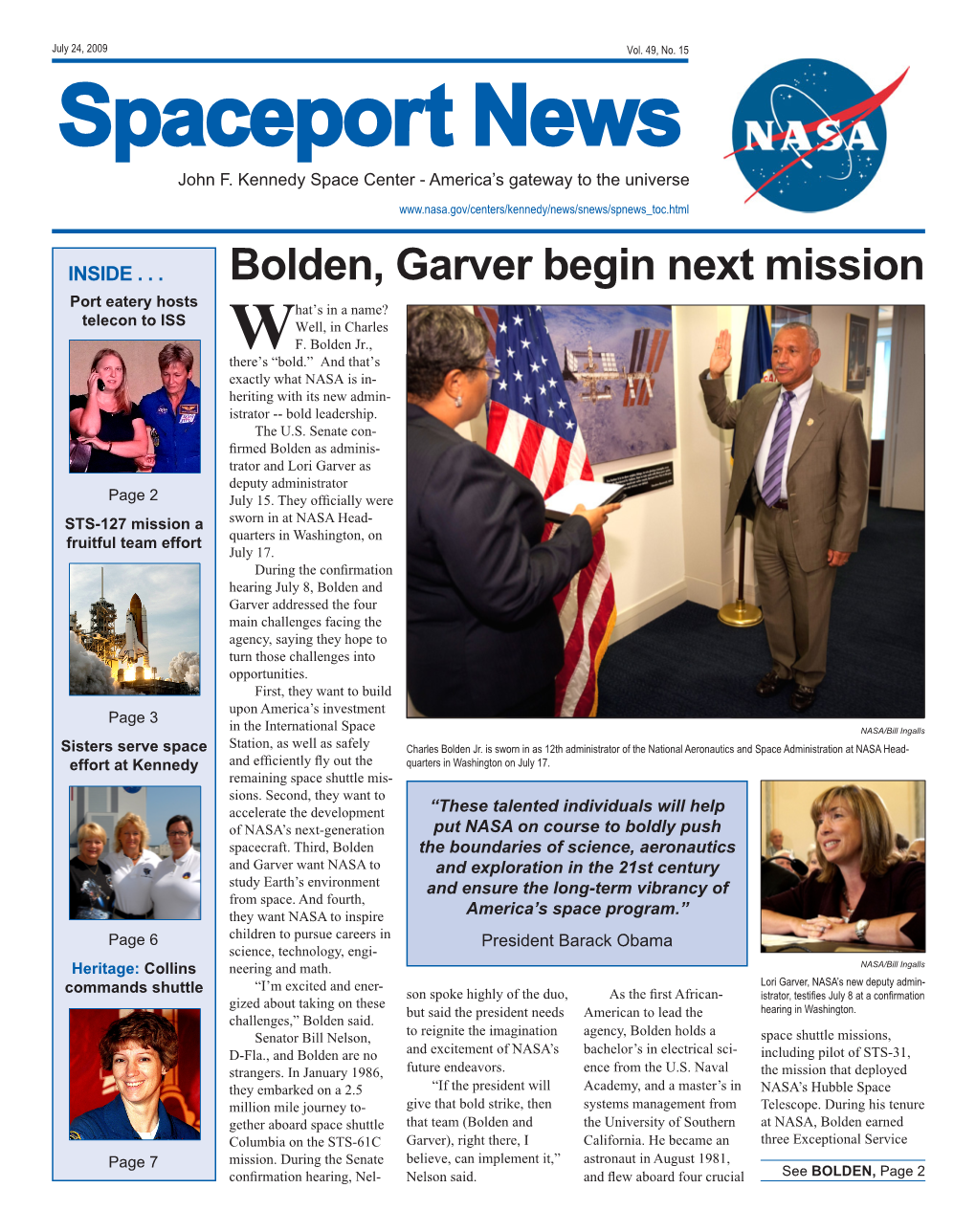 Spaceport News John F