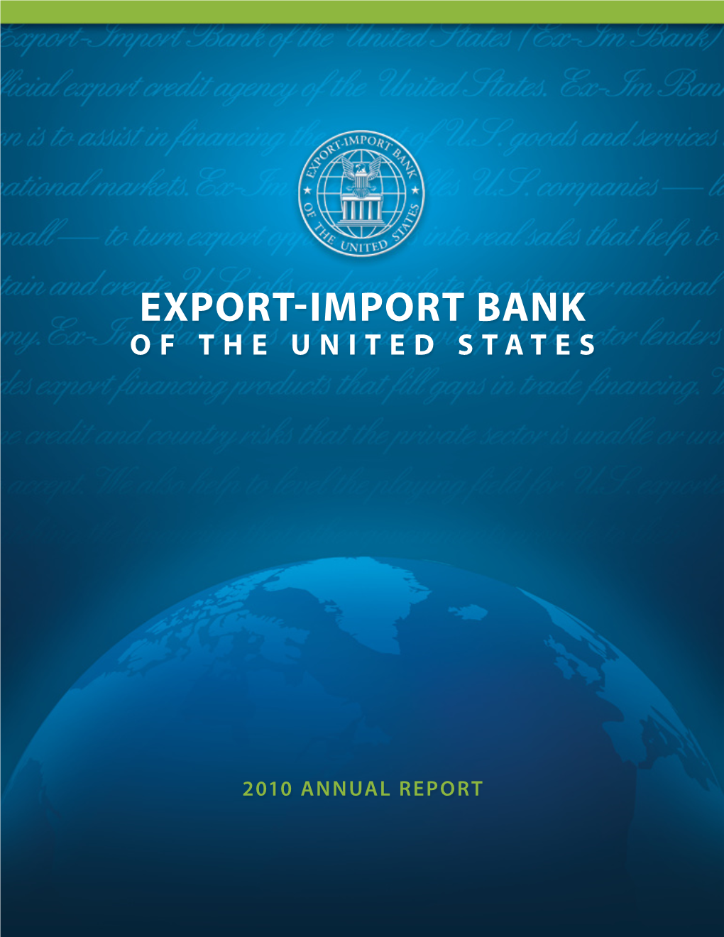 2010 EXIM Bank Annual Report