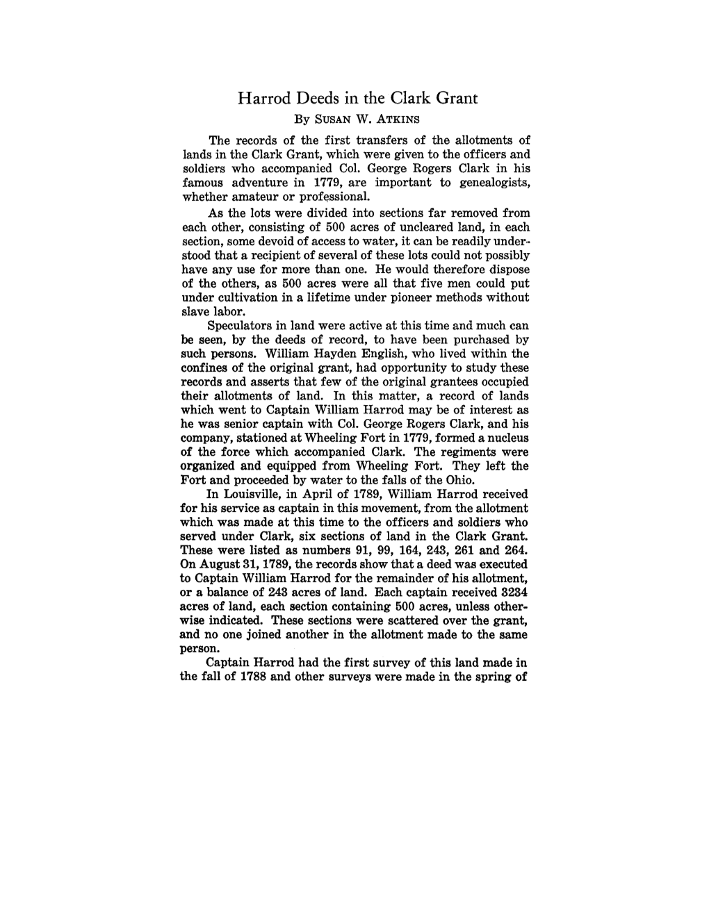 Harrod Deeds in the Clark Grant by SUSANW