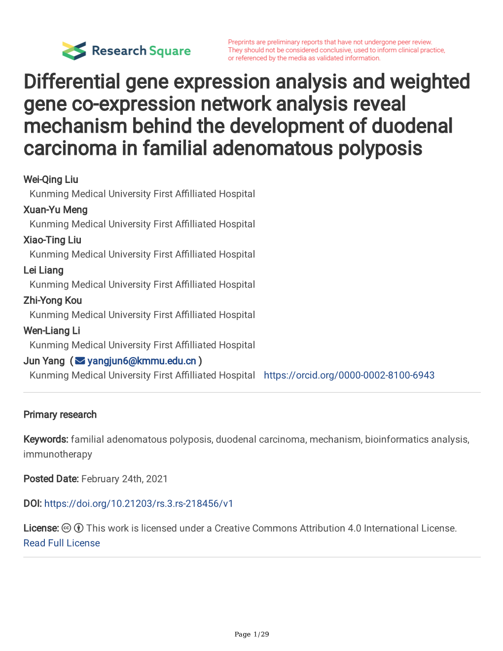 Differential Gene Expression Analysis and Weighted Gene Co-Expression