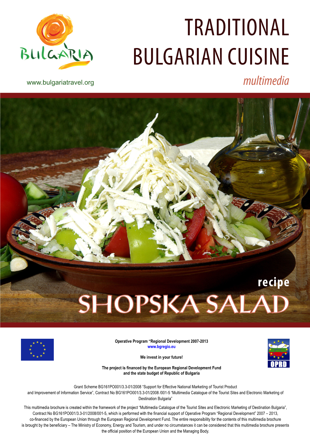 Shopska Salad Traditional Bulgarian Cuisine