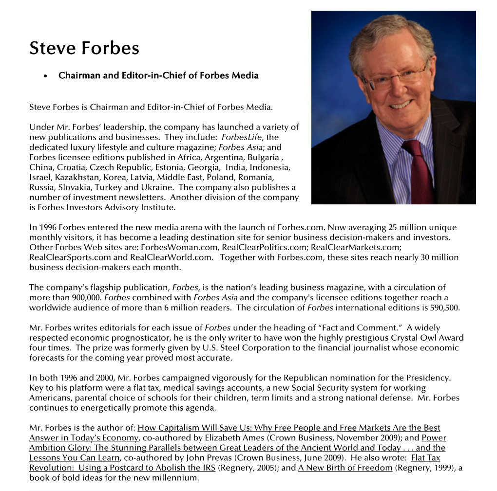 Steve Forbes