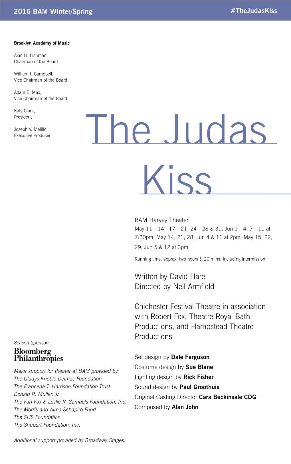 The Judas Kiss