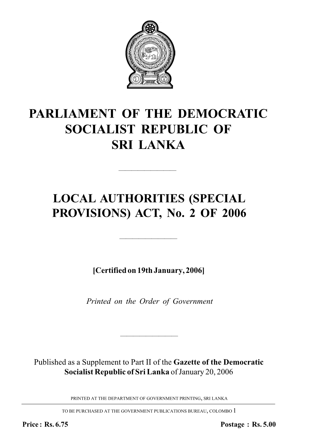 P L 000931 Local Authorities (E).P65