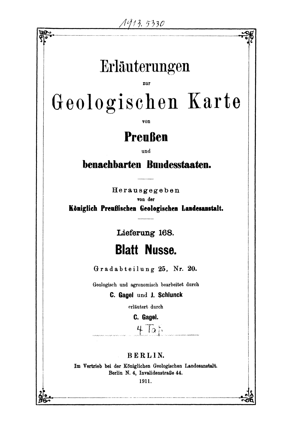 Geologischen Karte