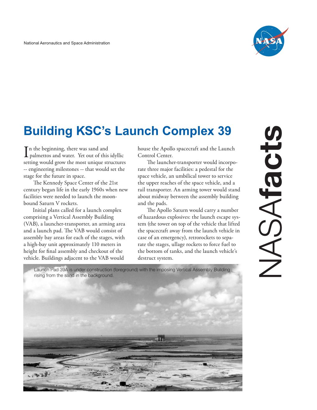 Building KSC's Launch Complex 39