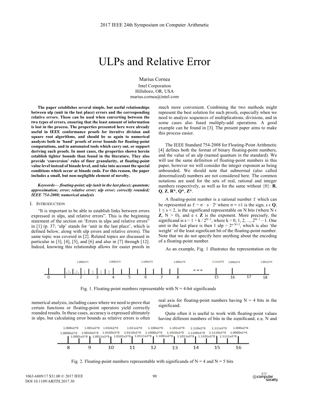 Ulps and Relative Error