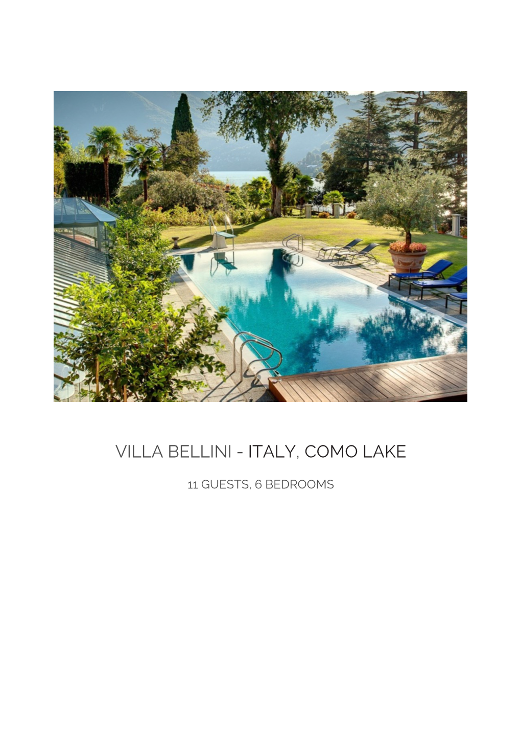 Villa Bellini - Italy, Como Lake