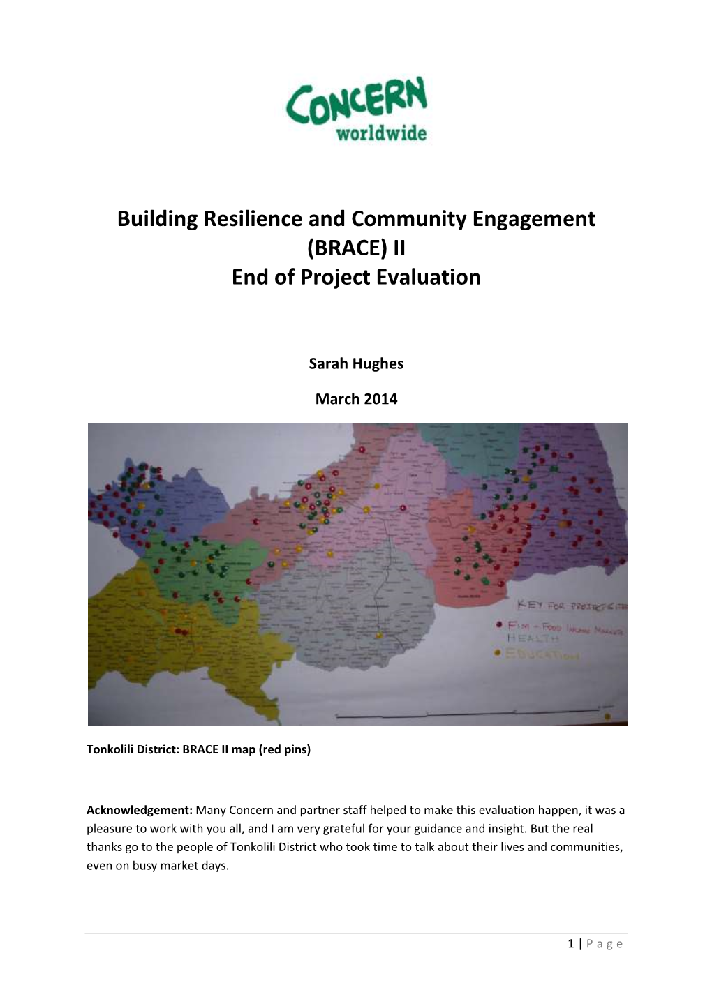 BRACED Building Resilience and Community Engagement Final