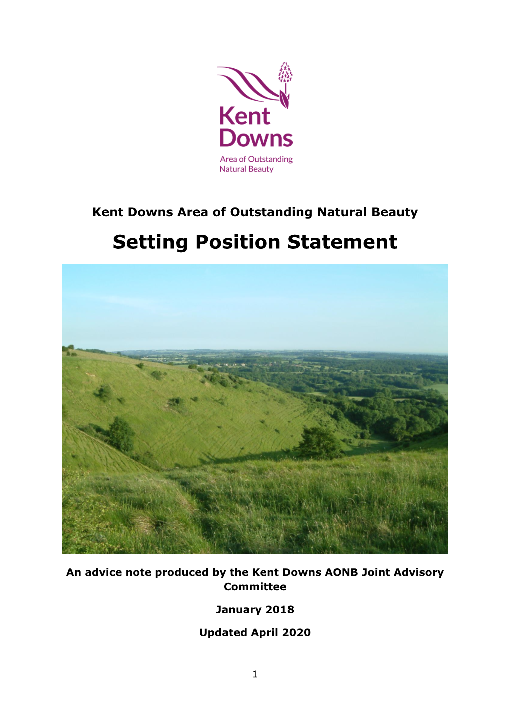 9.5 Kent Downs AONB Setting Position Statement