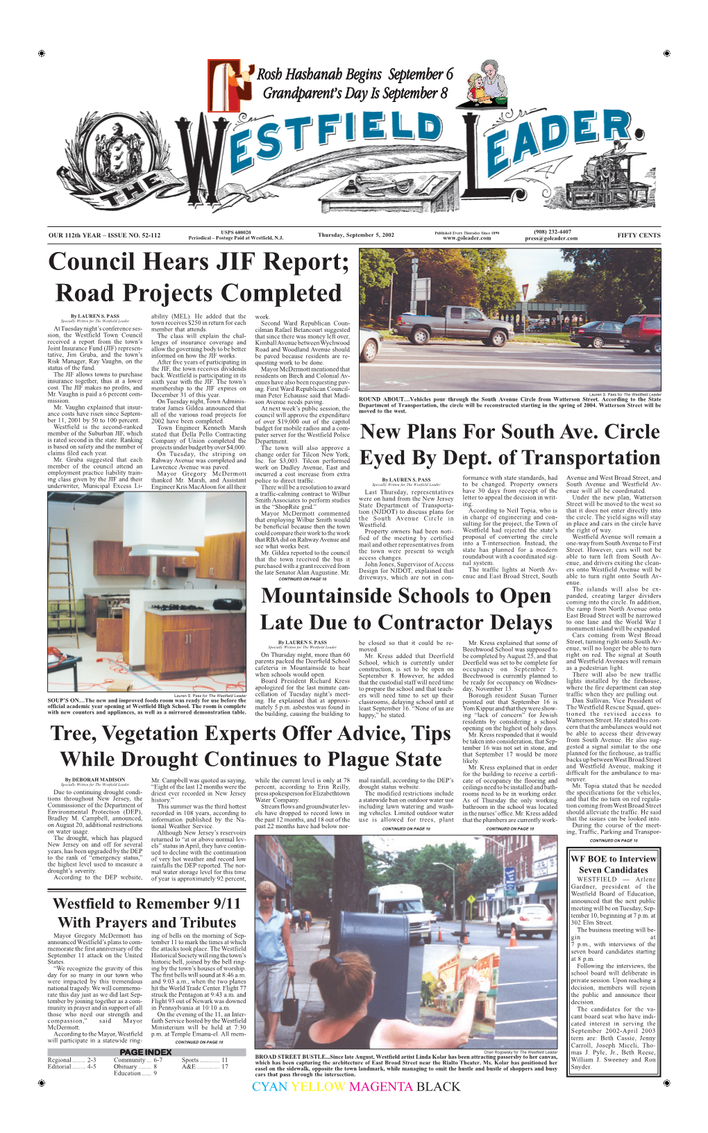 Council Hears JIF Report; Road Projects Completed
