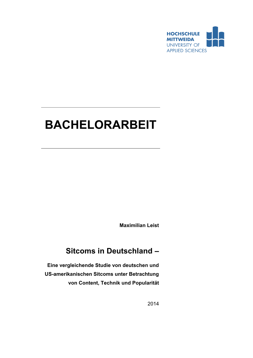 Bachelorarbeit