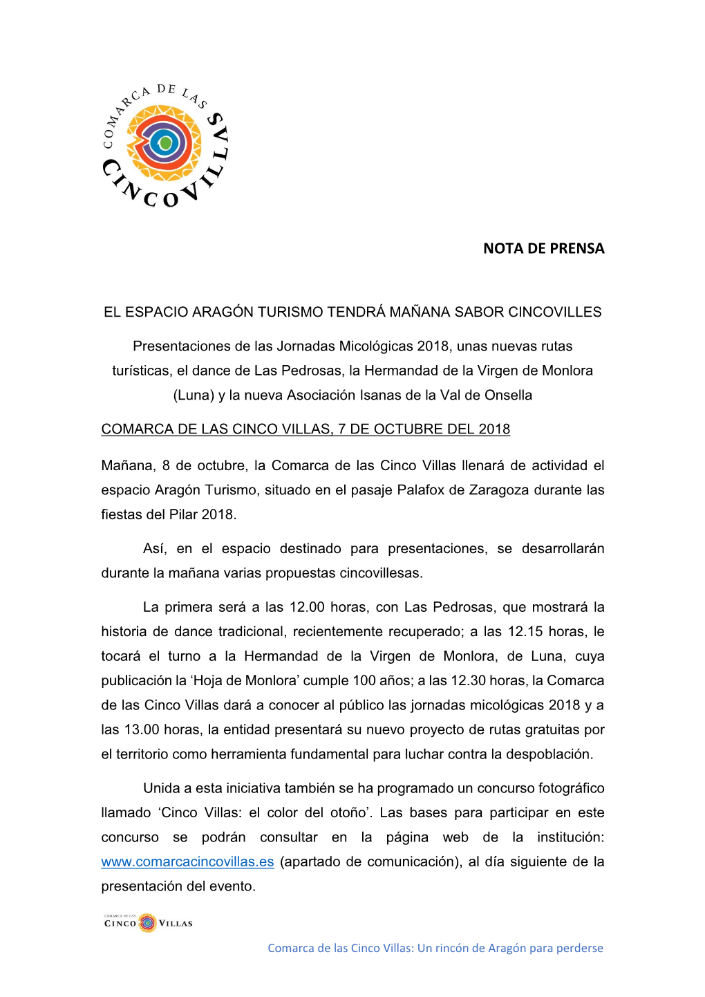 Descargar Nota De Prensa