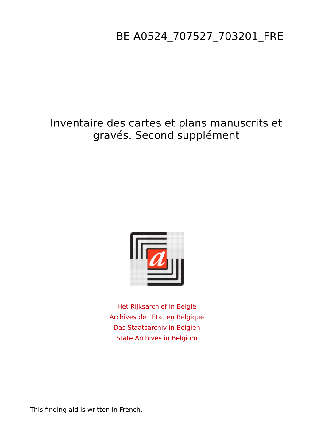 Collection Des Cartes Et Plans