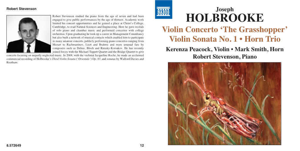 HOLBROOKE Violin Concerto