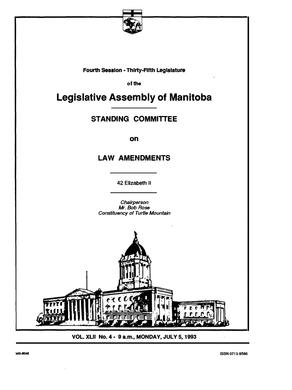 Legislative Assembly of Manitoba