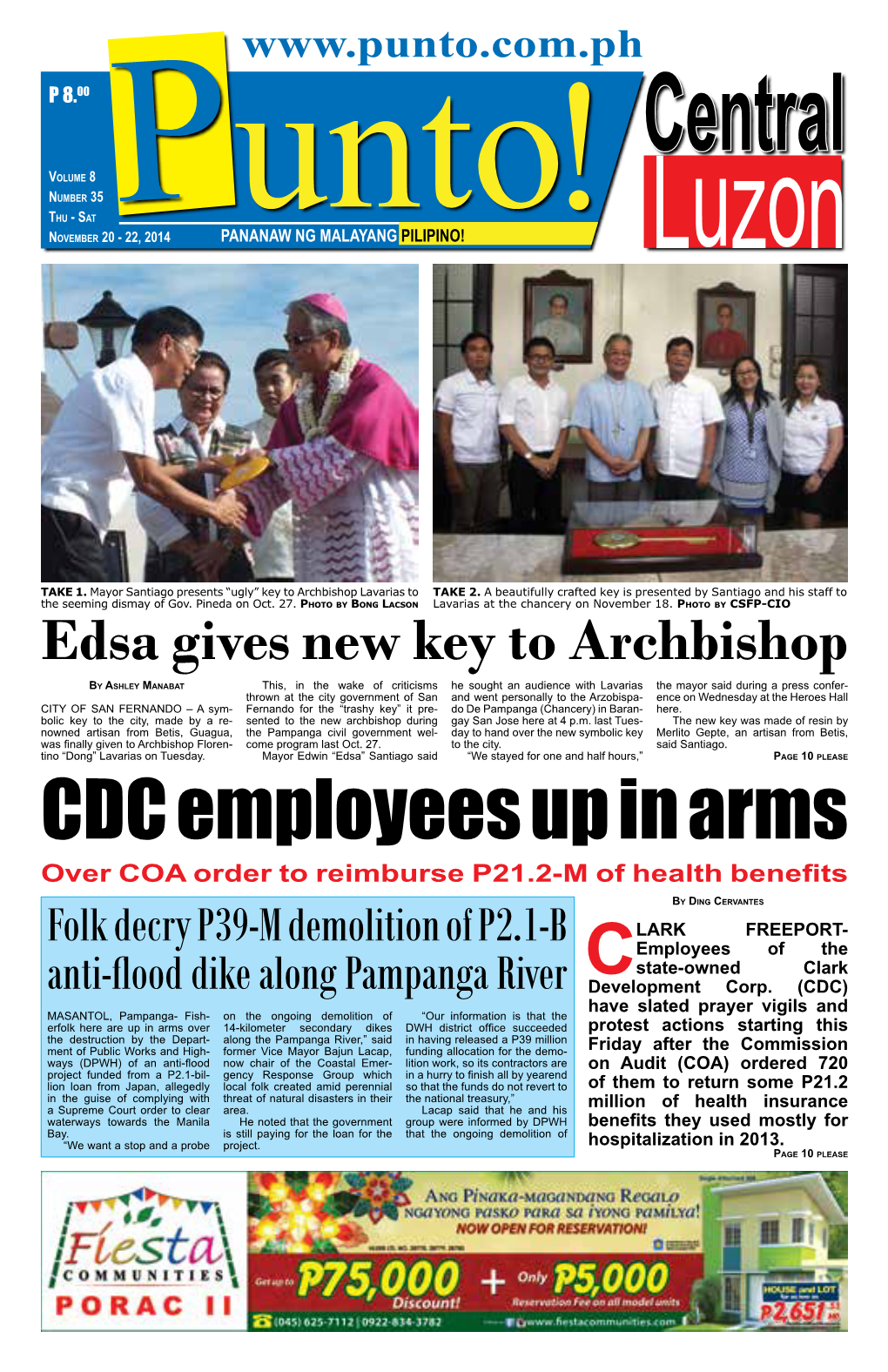 Edsa Gives New Key to Archbishop