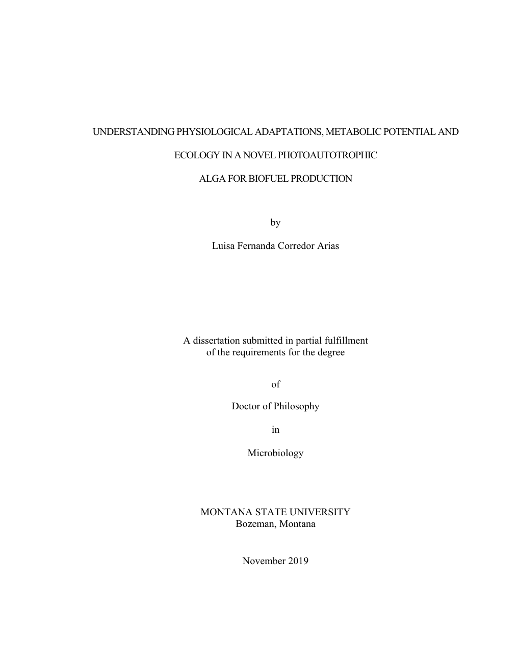 Understanding Physiological Adaptations, Metabolic Potential And