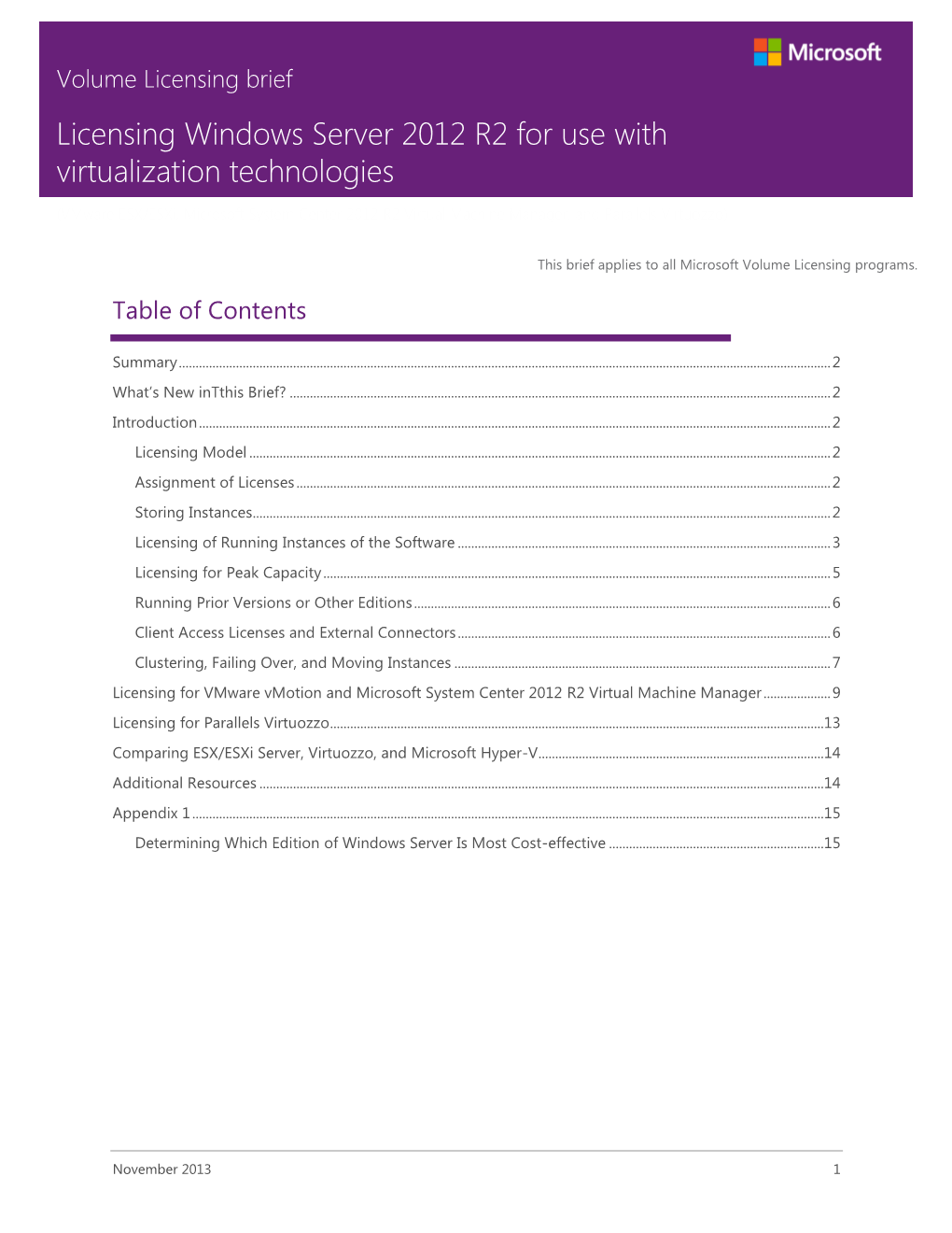 Licensing Windows Server 2012 R2 for Use with Virtualization Technologies