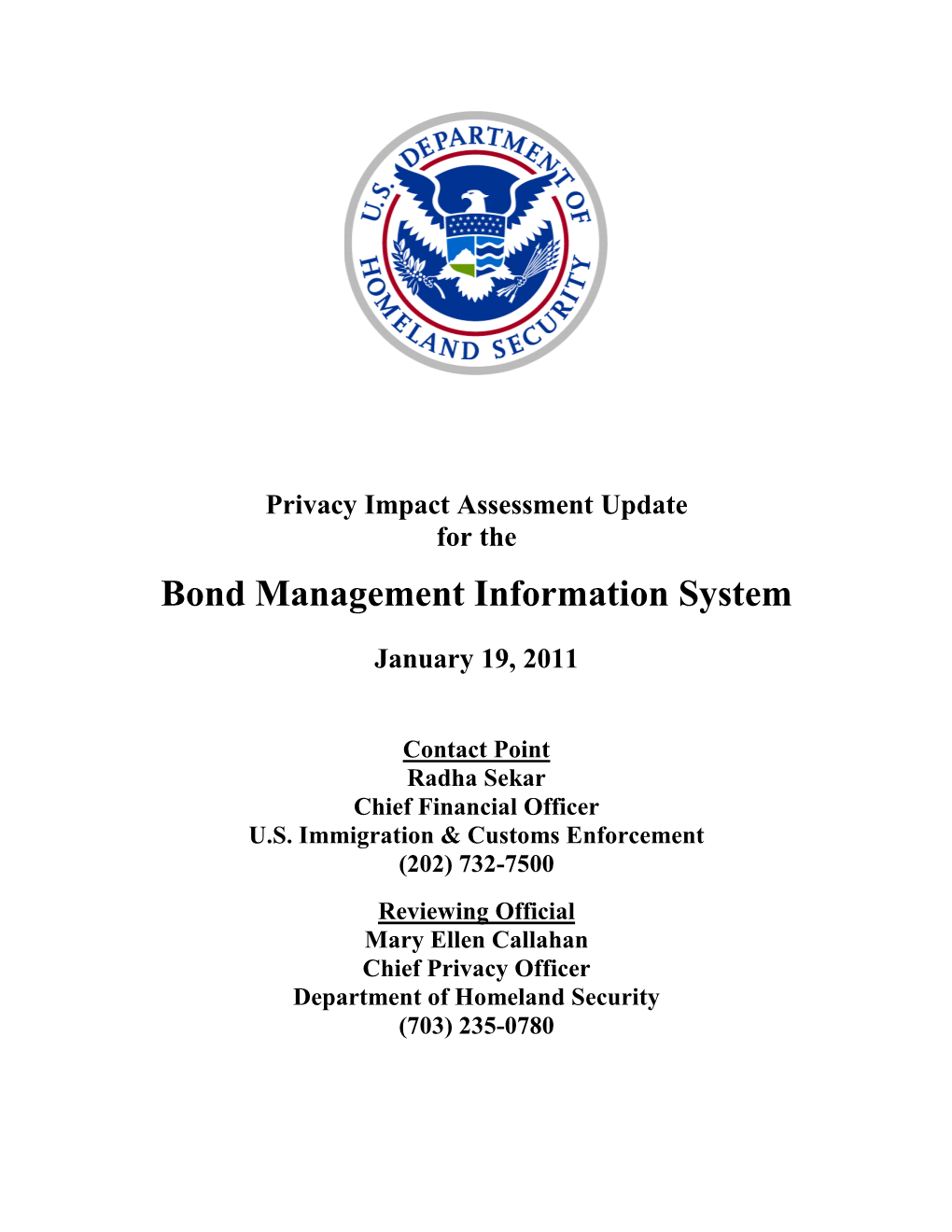 Bond Management Information System