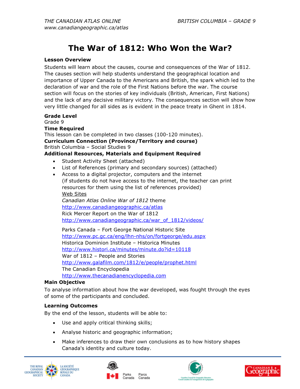 The War of 1812: Who Won the War?