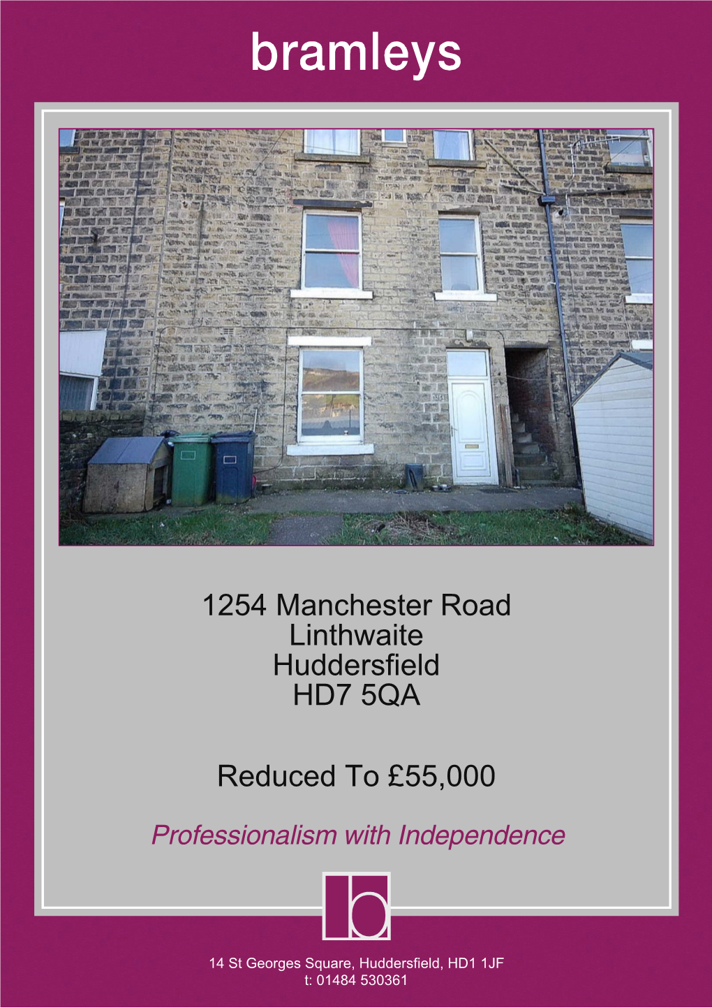 1254 Manchester Road Linthwaite Huddersfield HD7 5QA Reduced To