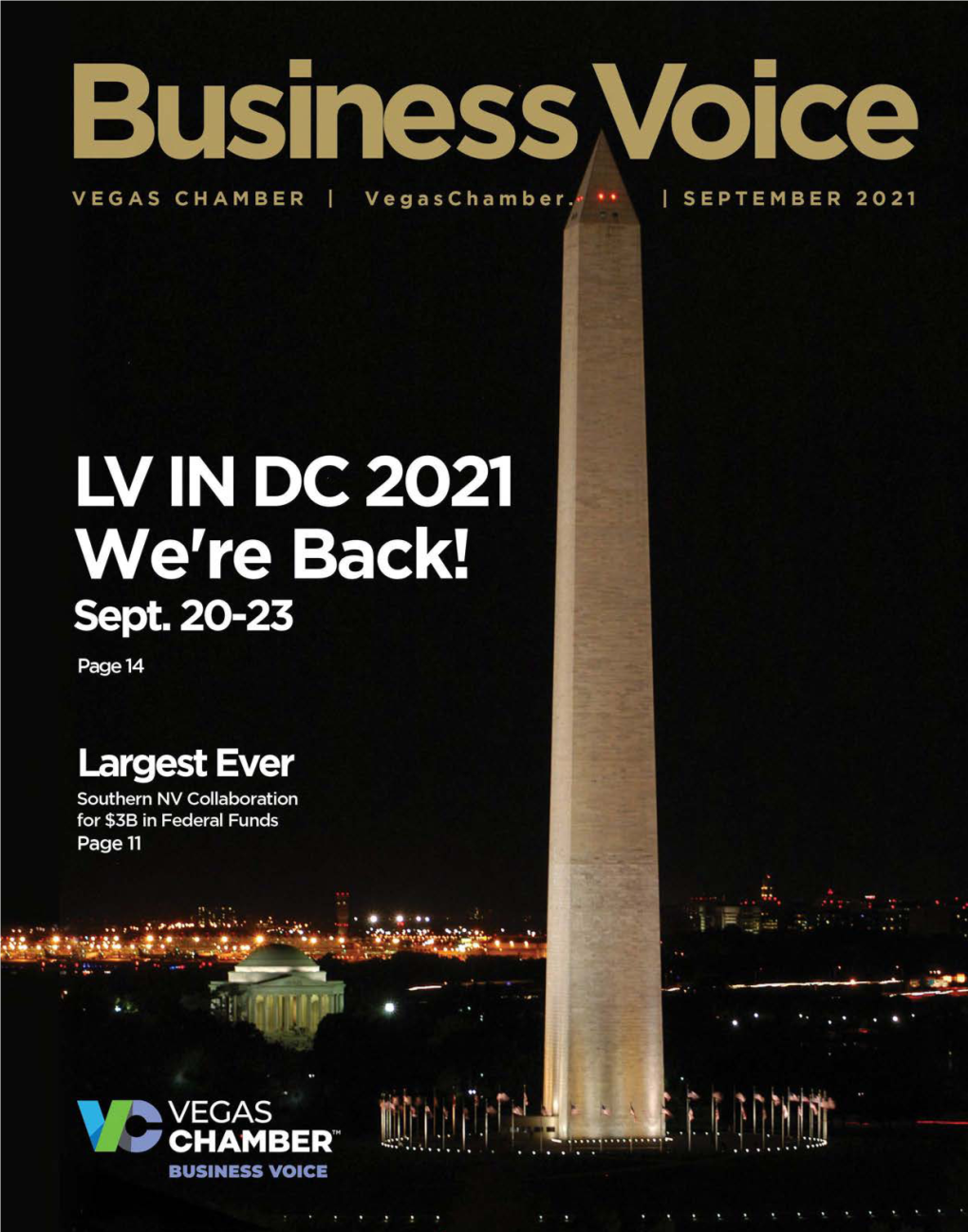 Vegas Chamber September 2021 Business Voice 1 Are You the Business of the Year?