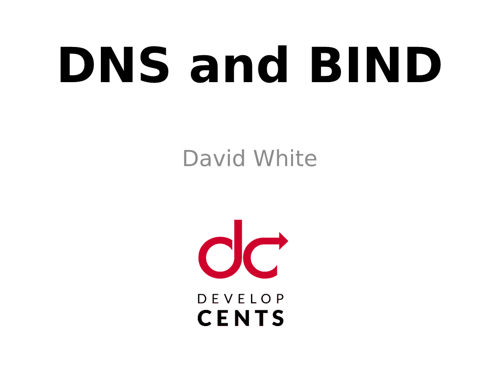 DNS and BIND