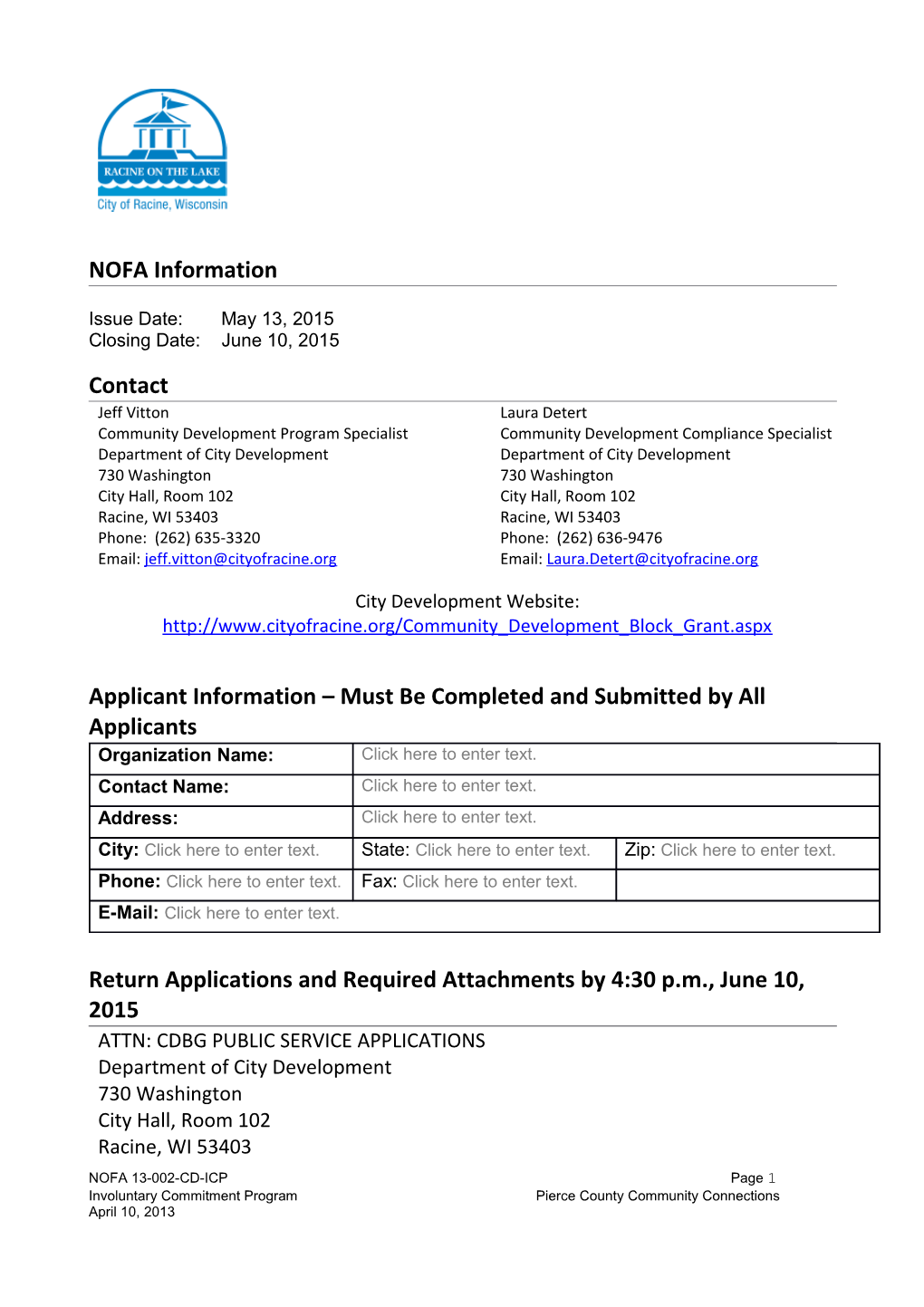 Involuntary Commitment Program Pierce County Community Connections