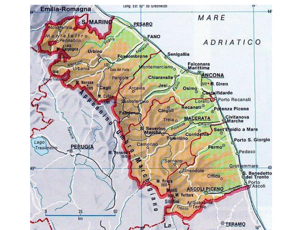 Regione Marche Classificazione Del Territorio