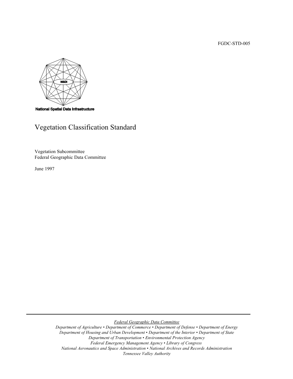 Vegetation Classification Standard