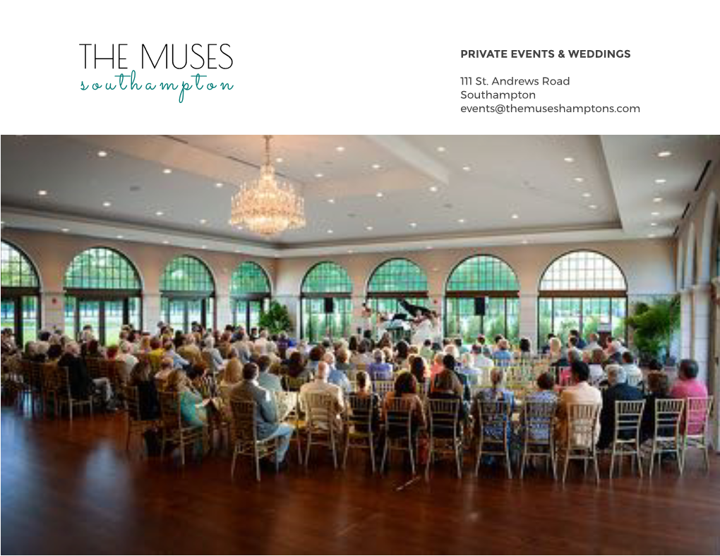 Muses Events Package